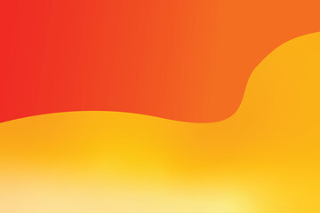 Abstract red and yellow gradient background vector