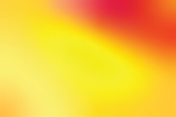 Abstract background with a smooth gradient in red and yellow. Vector illustration