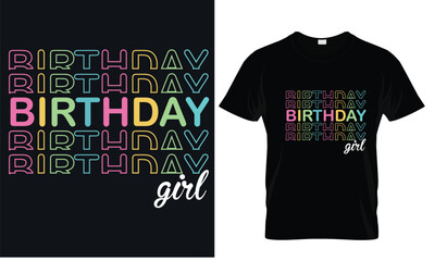 Birthday T-shirt design for Birthday girl or boy ,Wavy,retro Birthday t-shirt design
               



