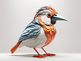 3D Bird Generated With AI