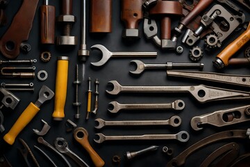 Fototapeta premium set of tools for repair Generated Ai