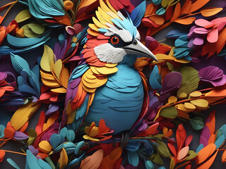 3D Bird Generated With AI