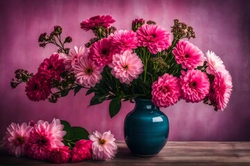 bouquet of flowers in a vase