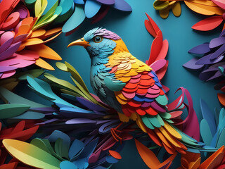3D Bird Generated With AI