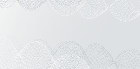 Abstract wave twisted slanting Background. Brand new style for your business design White abstract background with flowing particles. Digital future technology concept. vector illustration.