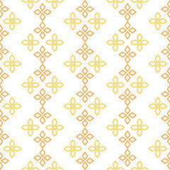 Indian Seamless Pattern with Geometric Shapes