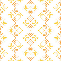 Indian Seamless Pattern with Geometric Shapes