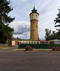  Der Wasserturm von Hohenmölsen, Burgenlandkreis, Sachsen-Anhalt, Deutschland