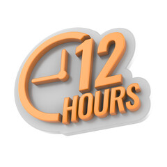 12 hours 3d render