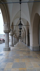 Obraz premium Krakow Poland Cloth Hall Winter