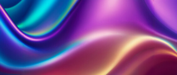 Obraz premium Display, Vibrant 3D Waves in Motion, Digital Art, Abstract, Textures, Colorful