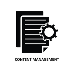 content management icon vector, web development collection flat trendy style illustration..eps