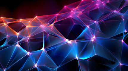 Crystal lattice of a solid physics and chemistry - obrazy, fototapety, plakaty