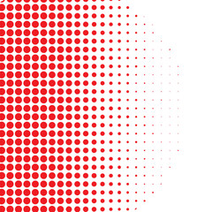 Polka dot pop art halftone pattern. Vector illustration
