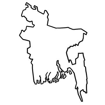 recommend clip art: Bangladesh map outline