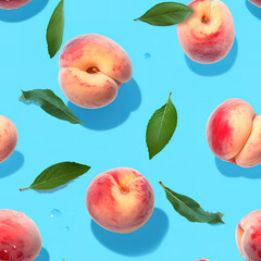 Peaches repeat pattern