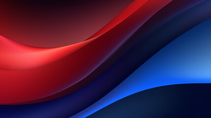 Dark blue and red abstract wavy background