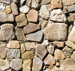 Stone bricks on the wall as an abstract background. Texture