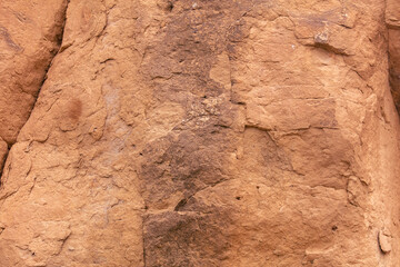 Red rocks as an abstract background. Texture