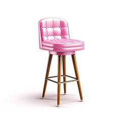 Bar stool pink