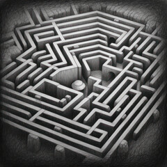 Mindful Maze: Graphite Contemplation Labyrinth