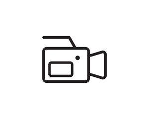 Video camera icon vector symbol design illustration