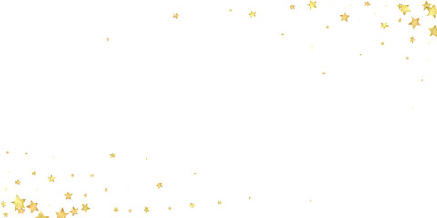 Magic stars vector overlay.  Gold stars scattered