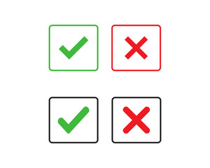 Check mark choose icon vector design illustration