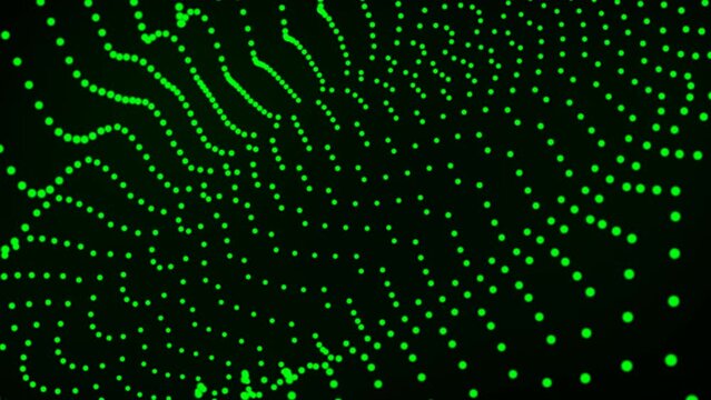 green binary code