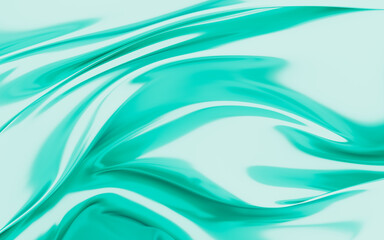 Abstract silk fabric design element, silk background, 3d rendering.