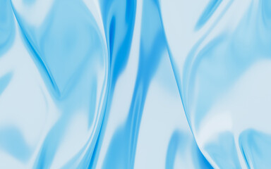 Abstract silk fabric design element, silk background, 3d rendering.