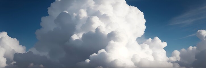 Beautiful clouds in the sky. AI generated illustration