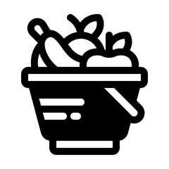 Fruits Glyph Icon