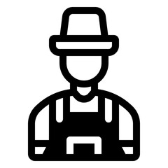 Gardener Glyph Icon