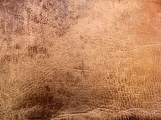 texture of old shabby light brown leather