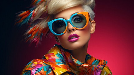 Retro woman from 60&acute;s