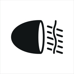 fog light icon aesthetic design and simple eps 10