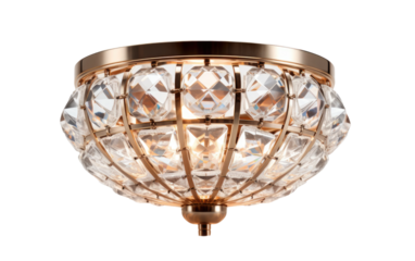 Pristine Beauty Crystal Clear Fixture on a White or Clear Surface PNG Transparent Background