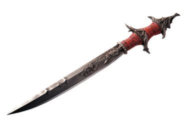 Seafaring Sword The Trusty Cutlass on a White or Clear Surface PNG Transparent Background