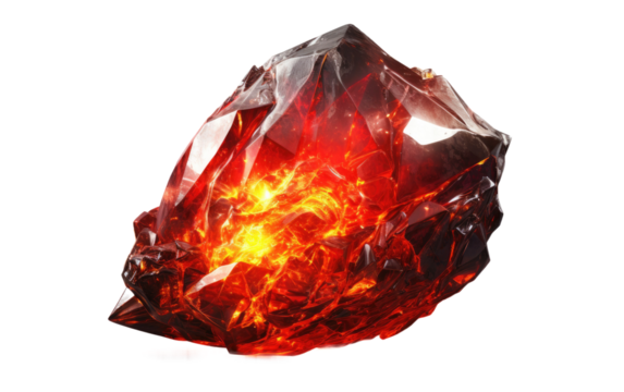 Beacon Echoes Enchantment Ember Resonates on a White or Clear Surface PNG Transparent Background