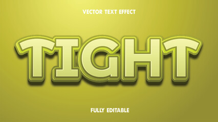 Editablet tight text effect, 3d text effect