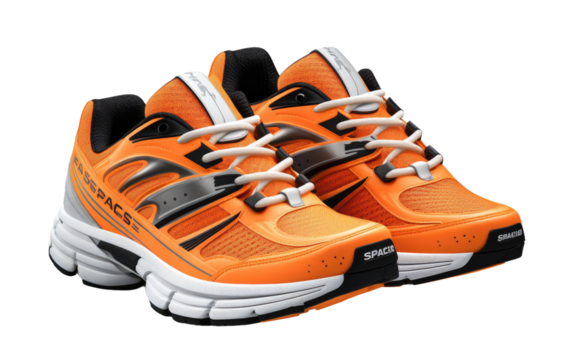 Quick Fitness Gains in Sneaker Mode on a White or Clear Surface PNG Transparent Background