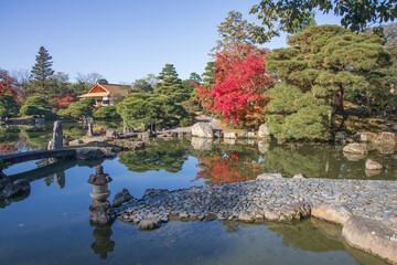 View of Katsura Imperial Villa, Kyoto, Japan