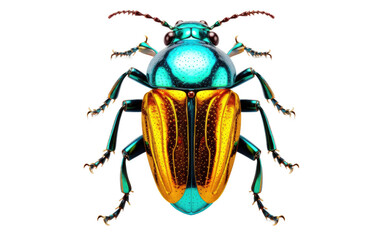 Discovering the Beauty in Beetles on a White or Clear Surface PNG Transparent Background