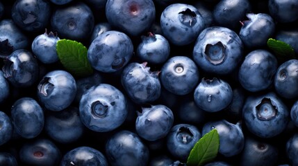 Fresh organic of blueberries. Fruit background.