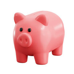 Piggy Bang 3d Icon Illustration