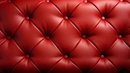 Quilted red leather texture with buttons padded