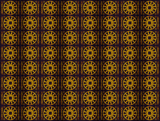 pattern of ornamental mandala design