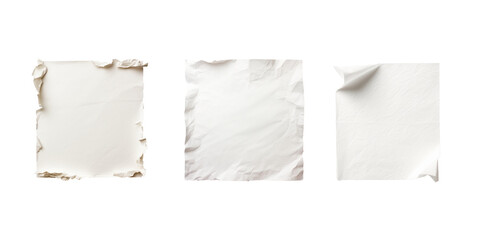 Paper isolated on white background