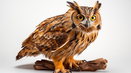 Obraz premium Owl isolated on a white background